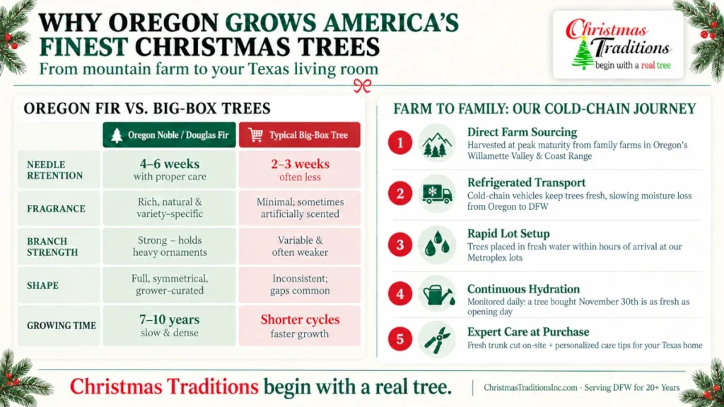 Oregon grows America's finest tree's